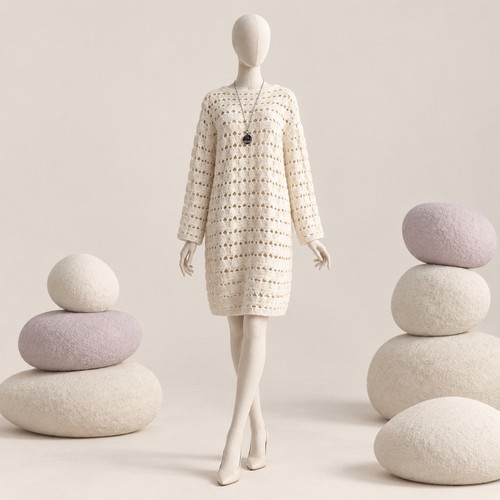 Conscious strickkleid - h&m,