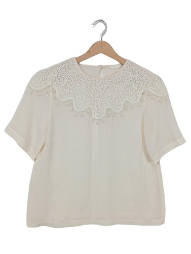 Conscious kurzarm bluse - h&m, kurzarm-bluse